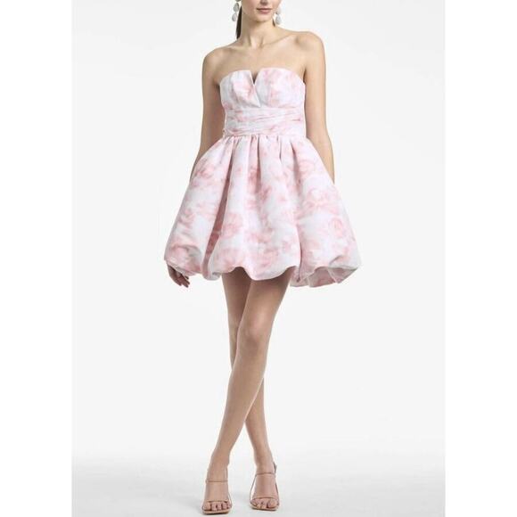 NWT Sachin Babi Pink Floral Maura Mini Dress Size 4